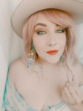 Load image into Gallery viewer, DREAMGAZE celestial hand painted earrings