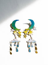 Load image into Gallery viewer, DREAMGAZE celestial hand painted earrings