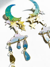 Load image into Gallery viewer, DREAMGAZE celestial hand painted earrings