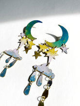 Load image into Gallery viewer, DREAMGAZE celestial hand painted earrings