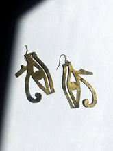 Load image into Gallery viewer, AMULETS + TALISMANS Eye of Horus/Eye of Ra earrings