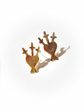Load image into Gallery viewer, AMULETS + TALISMANS 3 of swords earrings