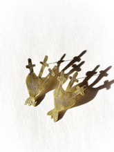 Load image into Gallery viewer, AMULETS + TALISMANS 3 of swords earrings