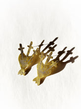 Load image into Gallery viewer, AMULETS + TALISMANS 3 of swords earrings