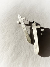 Load image into Gallery viewer, AMULETS + TALISMANS sword earrings