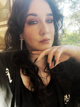 Load image into Gallery viewer, AMULETS + TALISMANS sword earrings